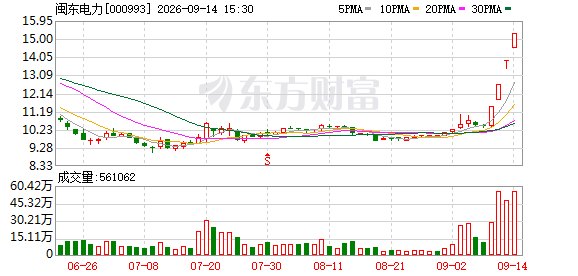 连续四日涨停 闽东电力:目前未开展算电协同业务